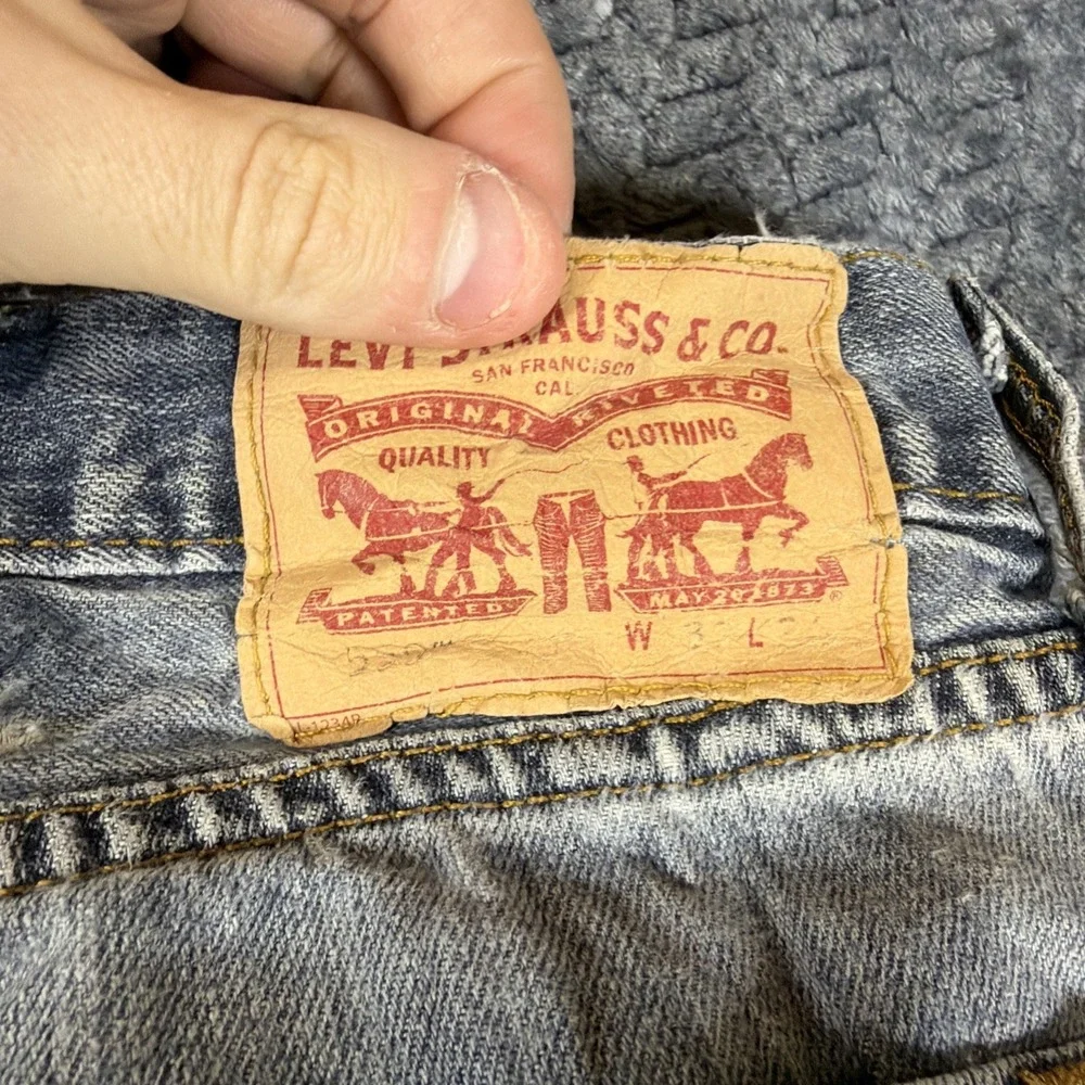Levi's 559 Jeans Mens‎ 33X34 Blue Relaxed Straight Denim